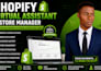 do shopify virtual assistant and shopify store manager